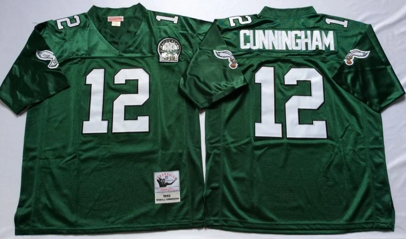 Stitiched, Philadelphia s, Wilber mongomery Ron Jaworski Harold Throwback для мужчин, Настоящее фото Джерси - Цвет: Серый