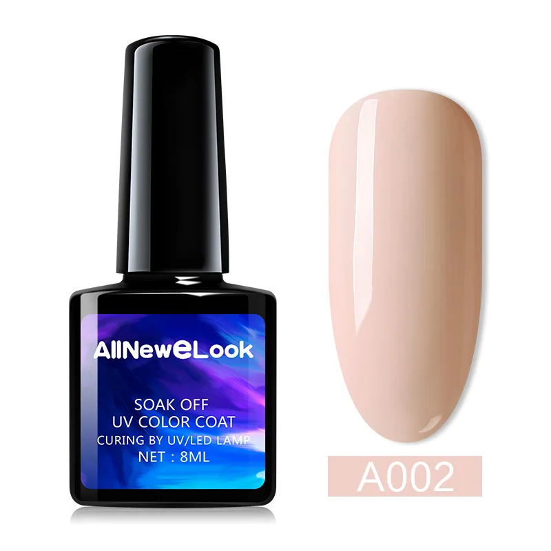 002 Allnewelook летний Гель-лак для ногтей желтый Полупостоянный цветной стойкий 8 мл замачиваемый УФ-Гель-лак УФ светодиодный грунтовка для ногтей - Цвет: 002