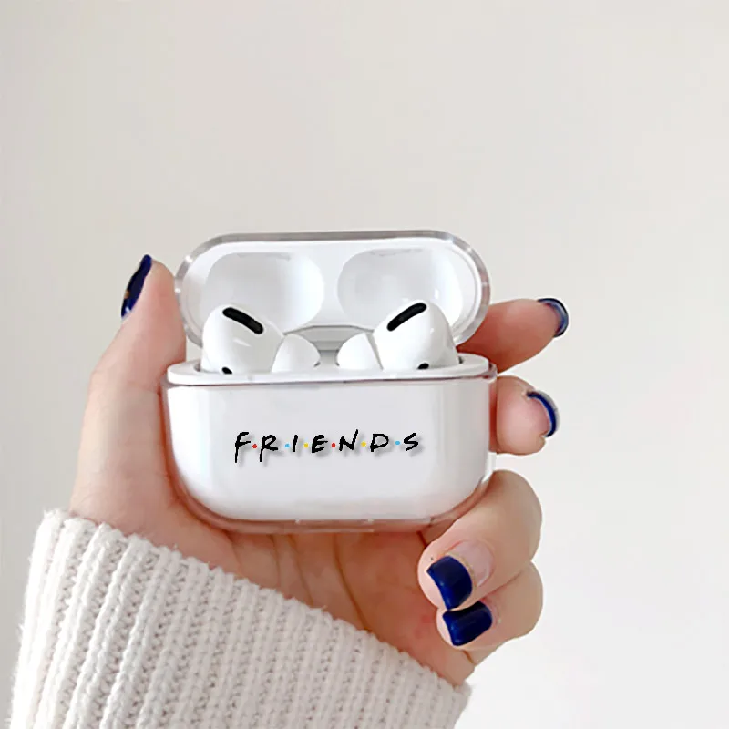 Tv Friends чехол для наушников для Apple iPhone, зарядная коробка для AirPods Pro, жесткий прозрачный защитный чехол, аксессуары