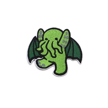 

100PCS/lot Coolbay Anime Cthulu Embroidery Patch Creative Patch for Clothes Personality DIY Accessories Patch Iron on Patch S97