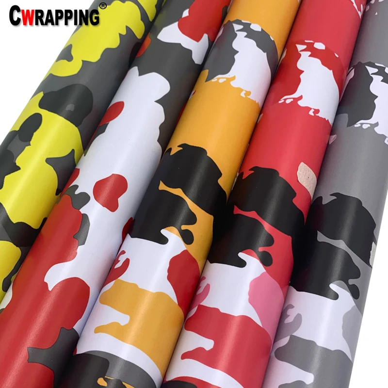 Camouflag Stickers Vinyl Film Digtal Camo Wrap Sheet Roll Adhesive For Auto Motorcycle Bike Scooter Car Styling Accessories | Автомобили и