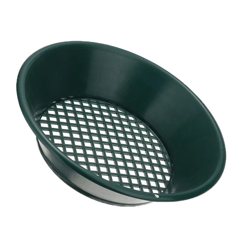 Green Plastic Gold Pan Classifier Mesh Screen Mining Sifter Metal ...