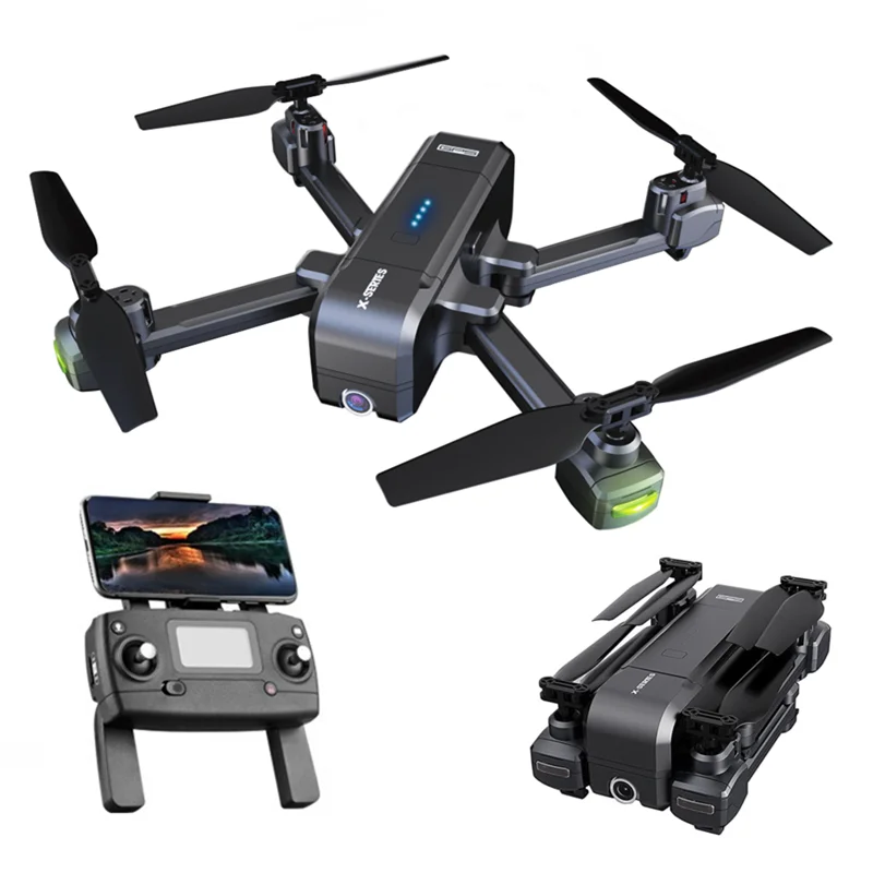 

5G WIFI Drone With HD Camera GPS Intelligent RC Helicopter Foldable Hover Professional RC Quadrocopter With Camera Global Drone