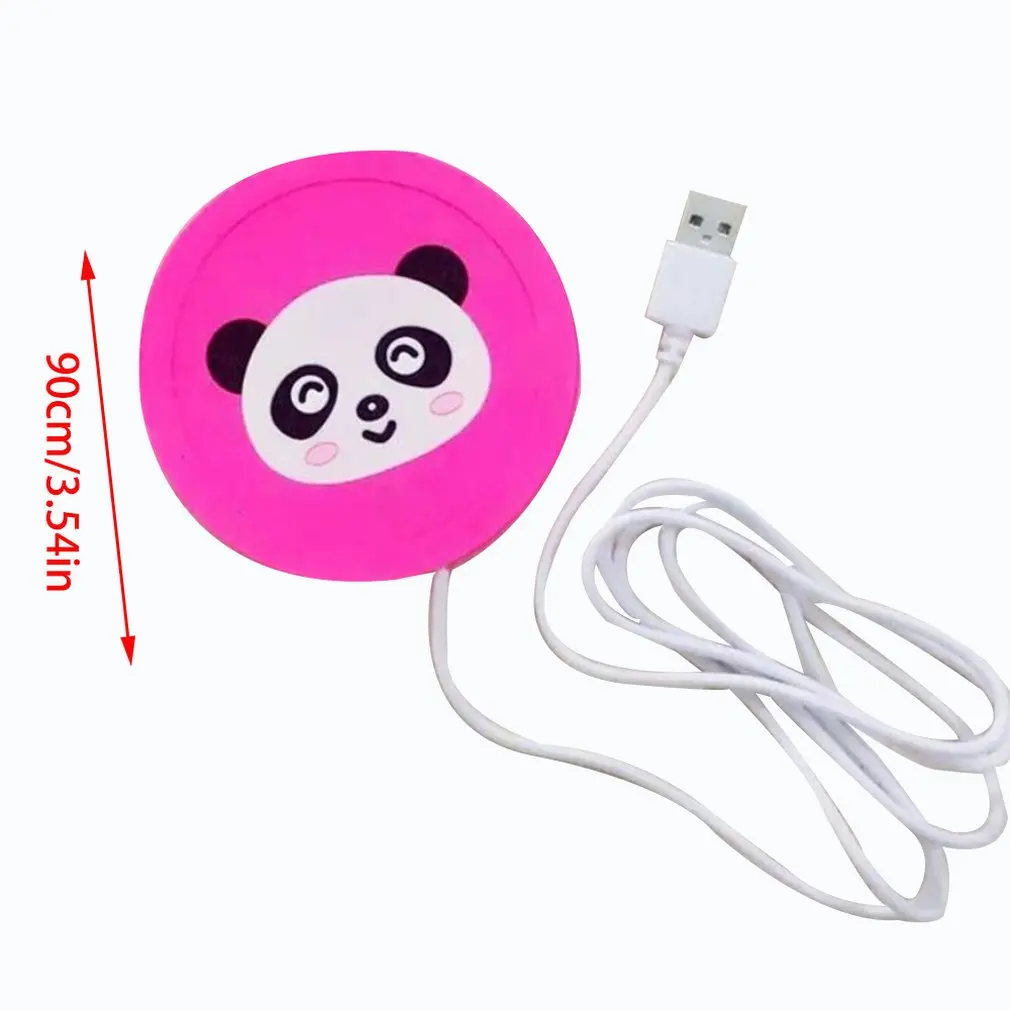 Мультяшная чашка для чая, кофе, кружка, коврик, грелка, USB питание, нагревательная чашка, коврик, подставка для напитков