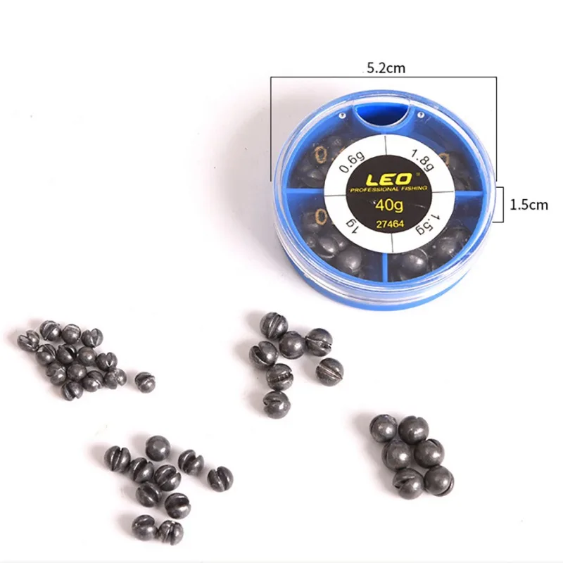 

1 Box Fishing Lead Sinkers Explosion High Quality Models Selling Sinkers Fish Accessory