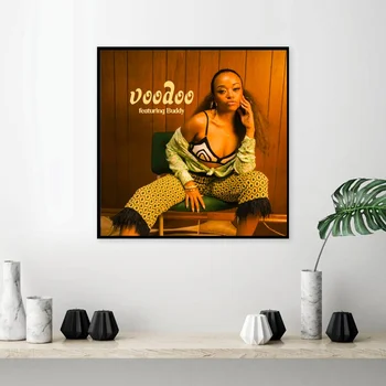 

Shay Lia voodoo Cover Poster New 2019 Album Art silk painting Poster Home Decor 12x12 24x24inch
