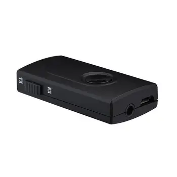 

100pcs/lot Wireless Bluetooth Transmitter Receiver Adapter Single Audio Music Adapter With USB Charging Cable 3.5mm Audio Cable