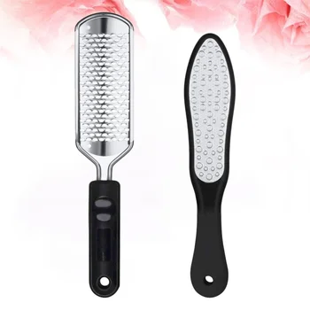 

2pcs Detachable Foot Rasp Double-sided Foot Files Callus Removal Rub Foot Sole Exfoliator Pedicure Supplies Foot Grinder Scrubbe