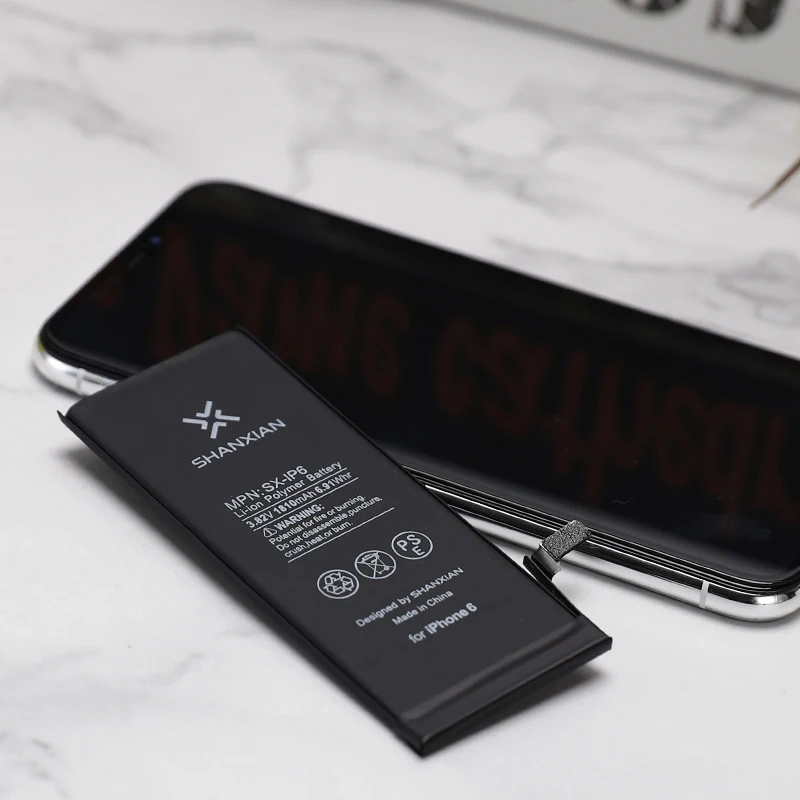 SHANXIAN High Extend capacity battery replacement for iPhone 8 8G Zero Cycle Real capacity 2200mAh with 2