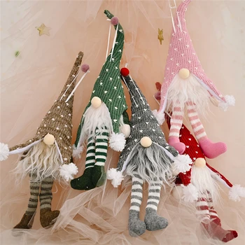 

Red Doll Pendants Christmas Tree Decoration Hanging Ornaments Crafts Kids Gifts Xmas New Year Party Wedding Home Decor 63094