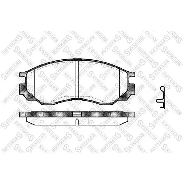 Колодки дисковые п.\ Mitsubishi L200/L300/Space Gear 2.0i-2.5D/T