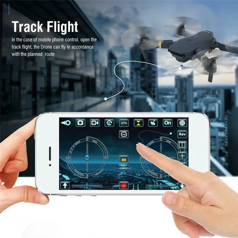 PYMH E58 складной wifi FPV RC Квадрокоптер с 1080P 5.0MP камера SSSR селфи Дрон