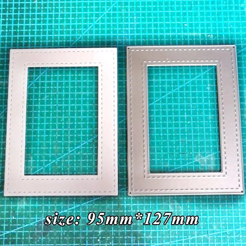 

Rectangular border Metal Cutting Dies Scrapbooking Craft Mold Cut Die Stencil Handmade Paper Card Make Template New Design
