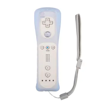 

NEw!!! Wireless Remote Controller for Wii Built-in Motion Plus Gamepad with Silicone Case motion sensor