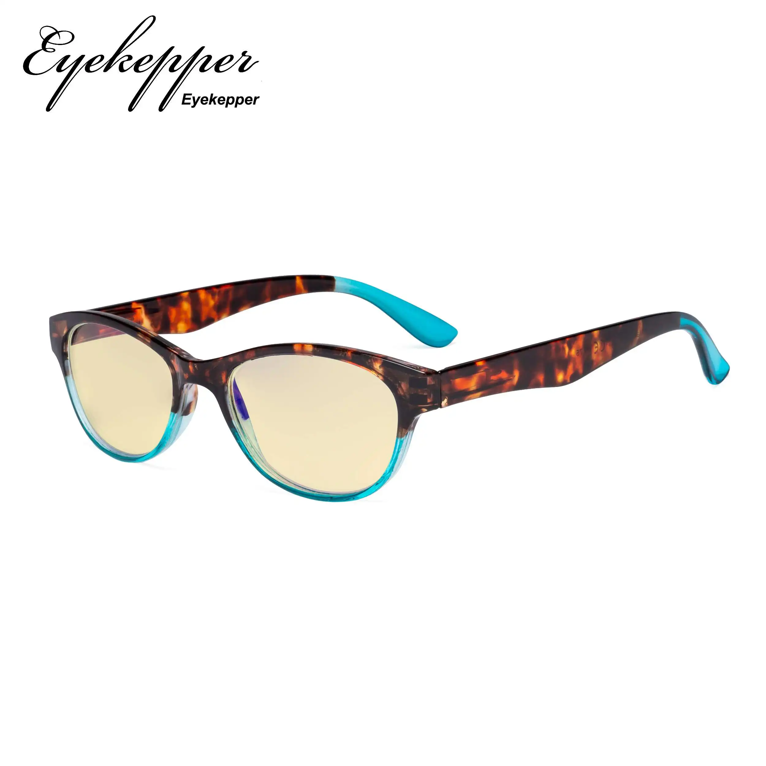TM074D Eyekepper, женский синий светильник, блокирующие очки для чтения с желтыми фильтрующими линзами