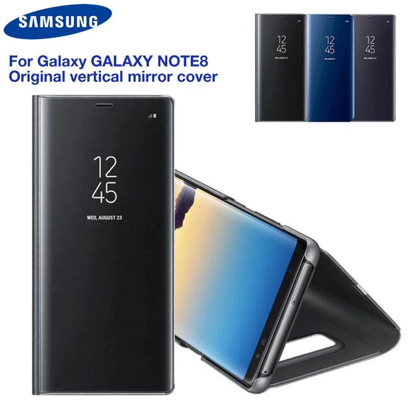 Samsung вертикальный зеркальный защитный чехол для телефона для samsung Galaxy Note 8 Note8 N9500 N9508 SM-N950F зеркальный чехол для телефона