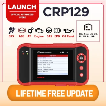 

LAUNCH CRP129 OBD2 Scanner Auto Code Reader ABS Airbag Engine Transmission Diagnostic Scan Tool with EPB SAS Oil Reset