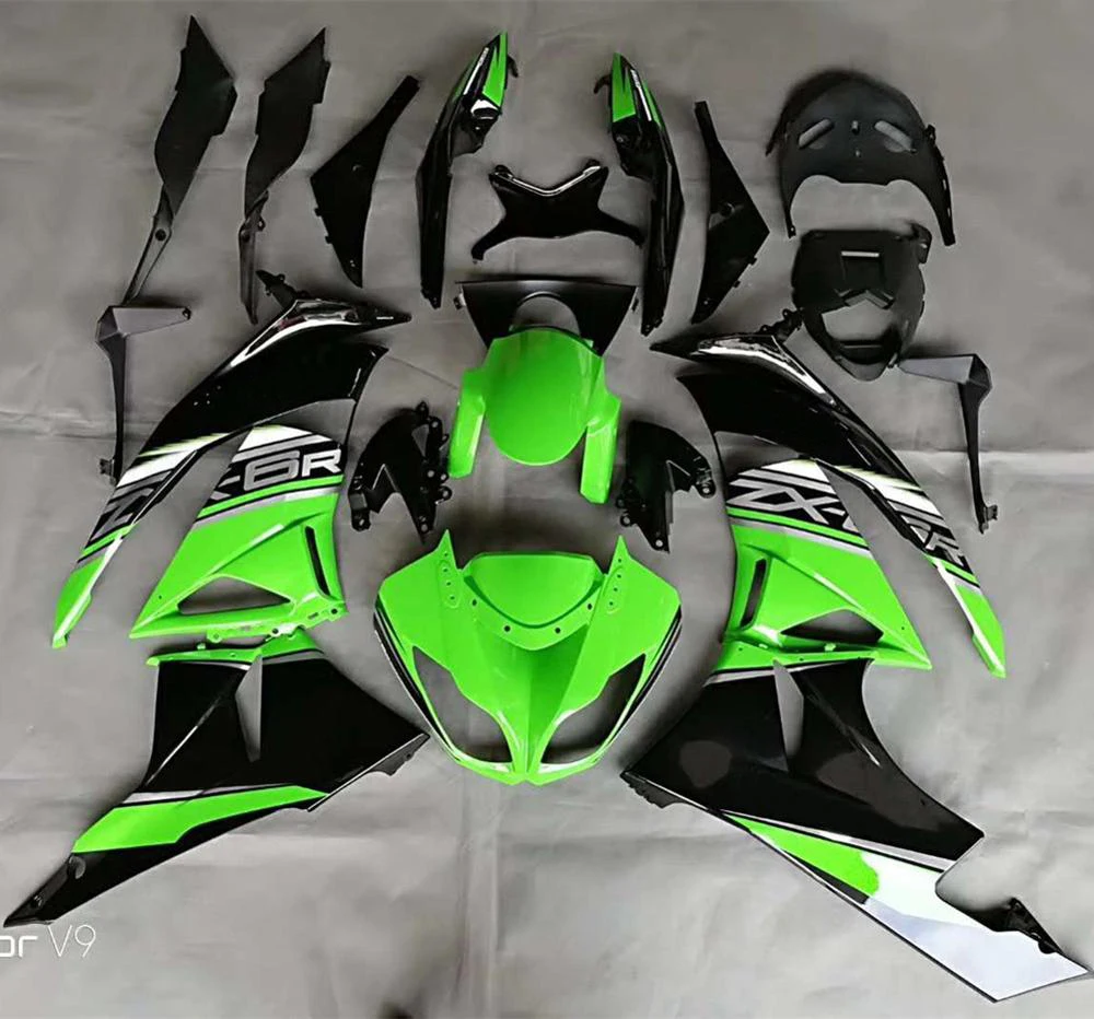 ZX 6R 09 12 Обтекатели кузова набор Ковбойское крыло для Kawasaki Ninja ZX6R 636 2009 2010 2011 2012