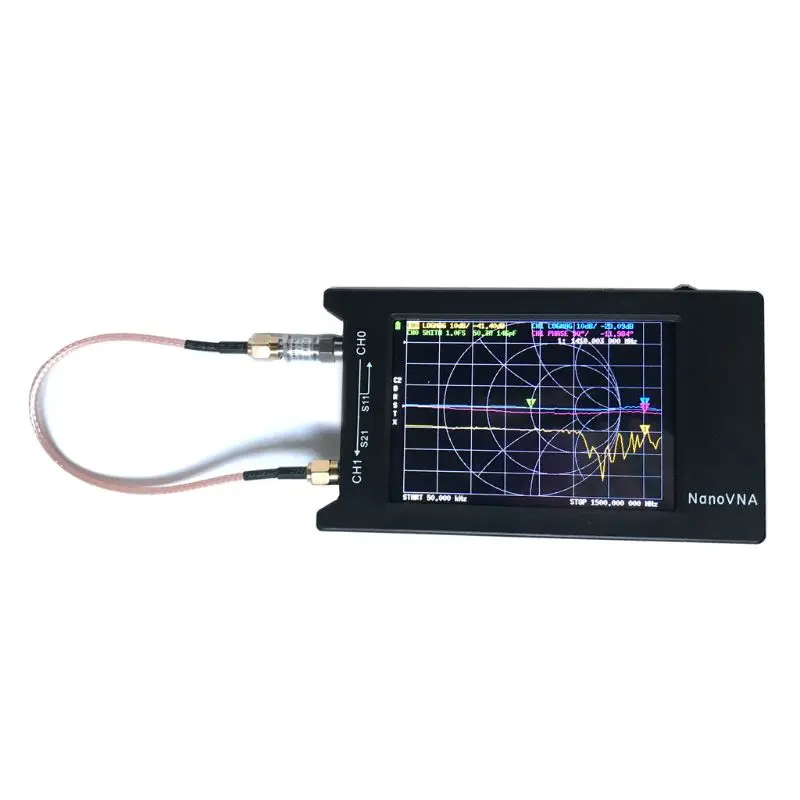 

4 Inch LCD 50KHz-1.5GHz Large Screen Vector Analyzer Web NanoVNA-H4 Antenna Analyzer Shortwave USB 5V 200mA