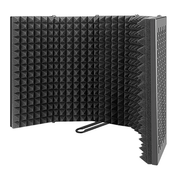 

Soundproof Cover for Recording Microphone, Small Five-Door Wind Sn, Noise Reduction Microphone Soundproof Sn