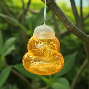 

Reusable Wasp Trap Gourd Shaped Bees Beehive Catcher Trap Bottle Honey Pot Catcher Jar Box Hanging on Tree Bee Tools