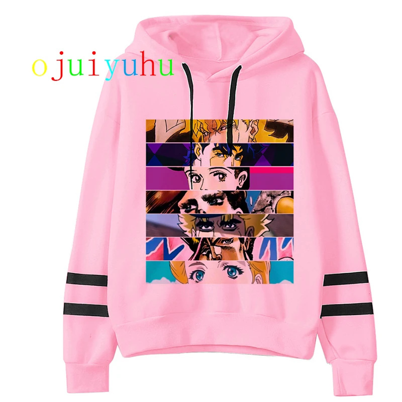 JoJo Необычные Приключения Толстовка аниме для мужчин/женщин Забавный Свитшот