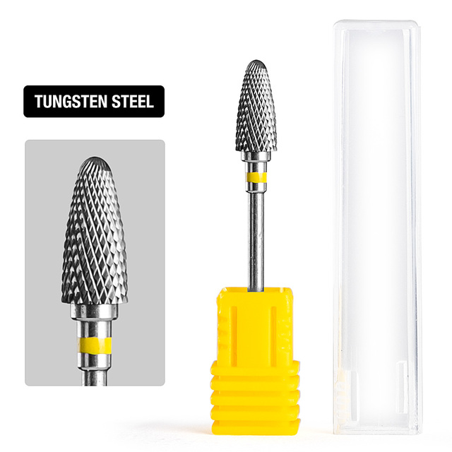 Dmoley Tungsten Carbide Nail Drill Bit Milling Cutter For Manicure Pedicure Nail Files Buffer Nail Art Equipment Accessory Tools