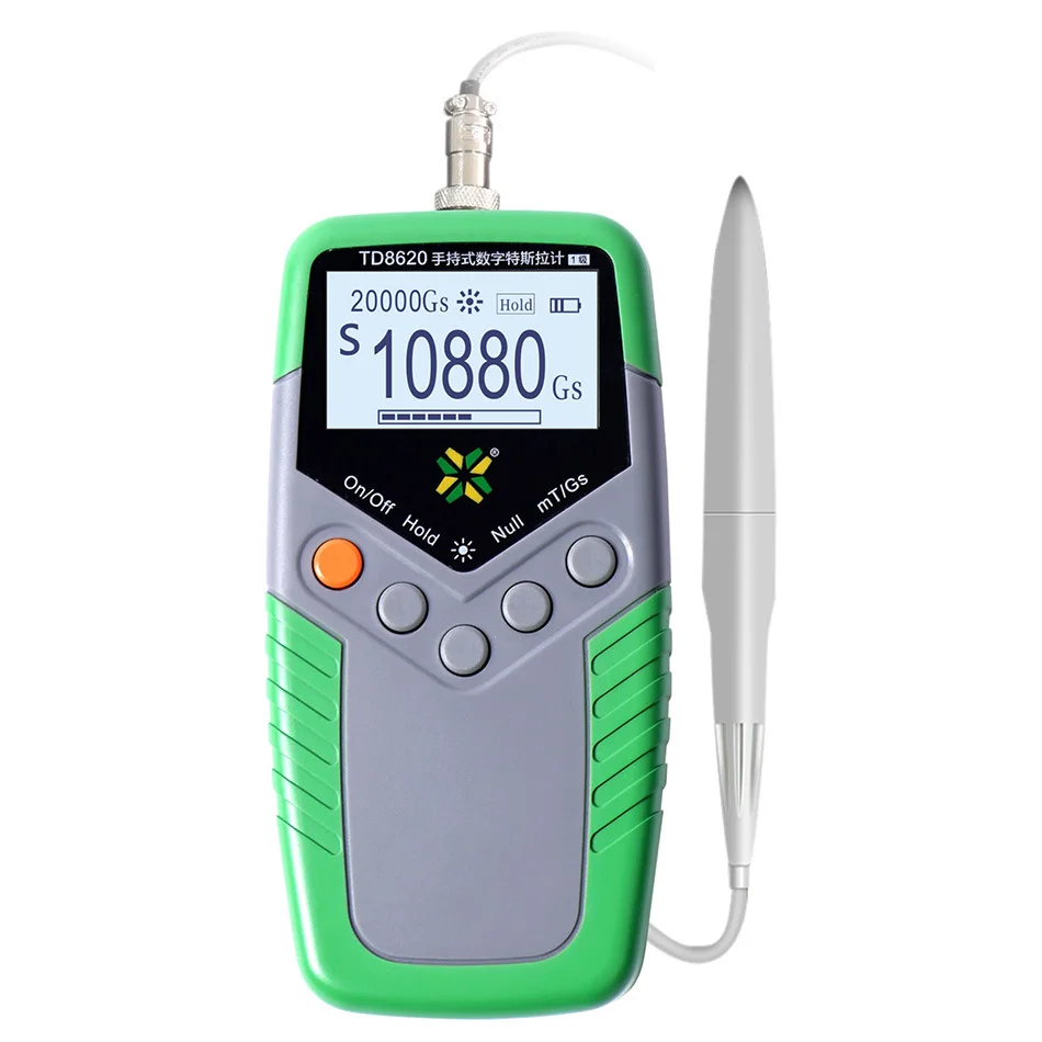 Handheld Digital Permanent Magnet Gauss Meter Tesla Magnetic Flux Surface Field Test TD8620 | Инструменты