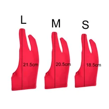 2 пальца противообрастающие перчатки, как для правой, так и для левой руки для искусства раскрашивания любой графический планшет для рисования