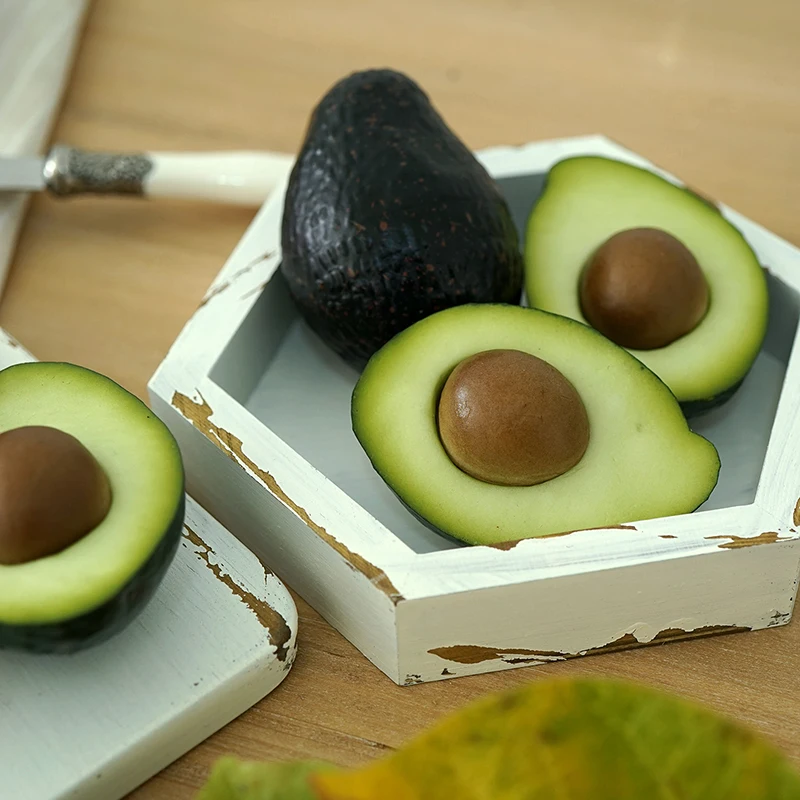 Artificial Avocado Simulation Bread Breakfast Toast Photography Props