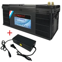 Batterie VeFePO4 avec BMS amélioré, alimentation au lithium, voiturette de golf, voitures tout-terrain, camping-cars, 12V, 50 Ah, 100 Ah, 120 Ah, 135 Ah, 180 Ah, 200 Ah, 300 Ah, nouveau 4