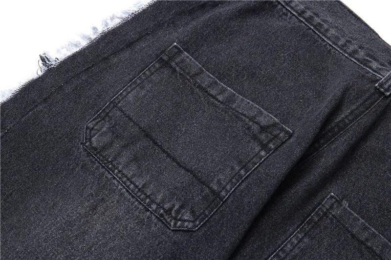 DARK ICON Side Tassel Straight Jeans Men New Fashion Denim Pants Hip Hop Pants