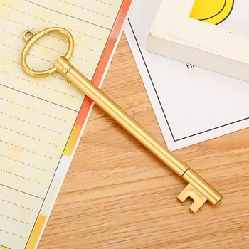 

12pcs Gel Pens Key Shaped Vintage 0.5mm Office Supplies Stationery Pen Writing Pen Gel Pen for Children Festive Kids