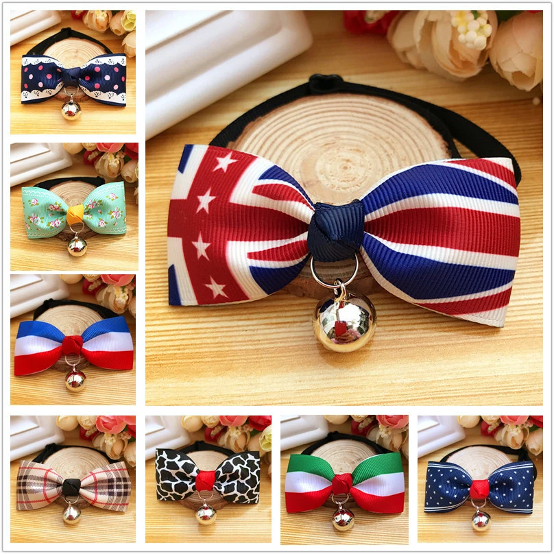 

Pet Puppy Dogs Adjustable Bow Tie Collar Necktie Bowknot Bowtie Holiday Wedding Decoration Accessories New