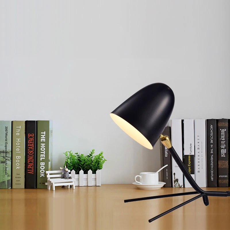 

Sandinavian Table Lamp Iron Painted Ant Desk Light Decorative Table Lighting Study Light for Bedroom Living Room