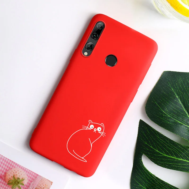 003I045 Яркий чехол для huawei P Smart чехол Z Plus для huawei Y9 Y7 Pro Y6 Y5 Lite Y6 Prime Y5 Y3 милый чехол с котом - Цвет: 003I045