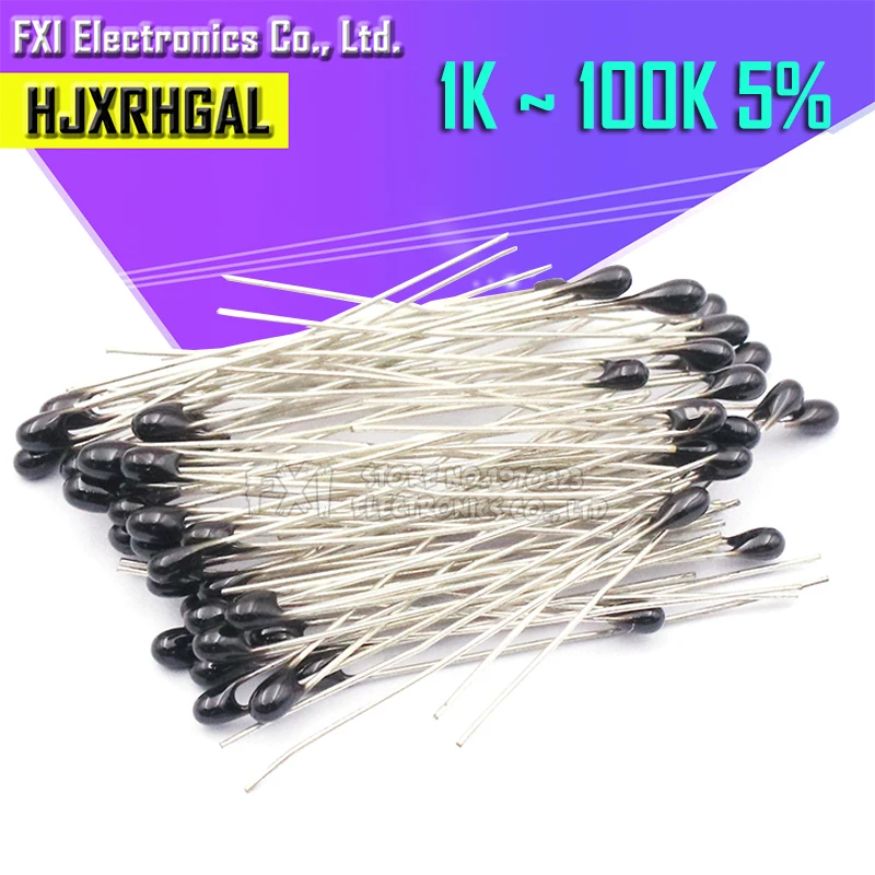 500 шт MF52AT MF52 B 3950 NTC термистор термальный резистор 5% 1K 2K 3K 4 7 K 5K 10K 20K 47K 50K 100K |