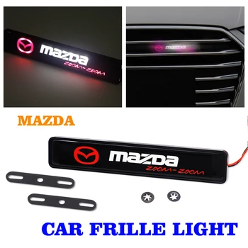 

Car Styling sticker front grille emblem LED decorative lights For Mazda2 Mazda3 Mazda4 Mazda5 Mazda6 Mazda8 CX-3 CX-5 MX-5 CX-9