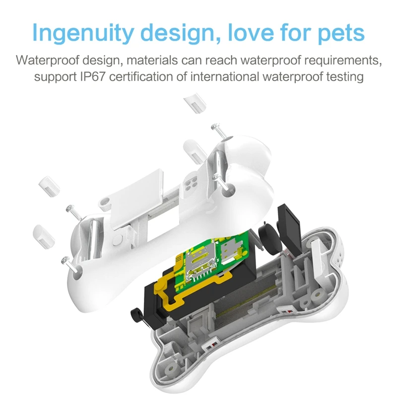 Gps трекер большой собаки анти-Потеря устройства Мини водонепроницаемый в реальном времени отслеживания голосовой монитор 3 дня в режиме ожидания локатор времени