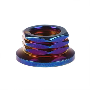 

Stainless Steel 304 Nut / M12 Sintered Titanium Nut 1.25 Pitch Fine Pitch Central Shaft Screw External Hexagon Flange Head