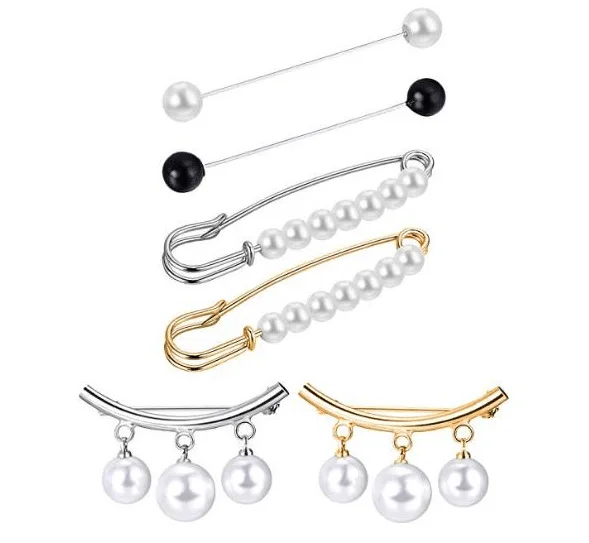 

2019 Europe And America Hot Selling Top Grade Pearl Brooch Large Brooch Accessories Creative Set