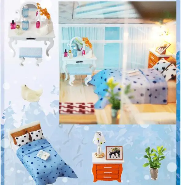 Миниатюрные пианино кукольные домики DIY деревянный кукольный дом Miniaturas кукольный домик мебель набор игрушек для детей на день рождения рождественские подарки
