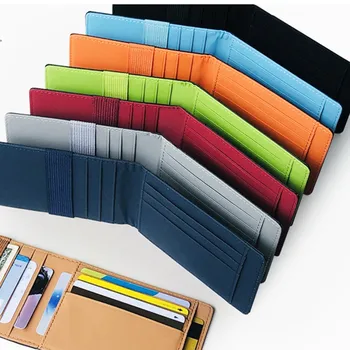 

2019 men women card package soft leather multi-card pocket change passport holder new arrival carte grise#