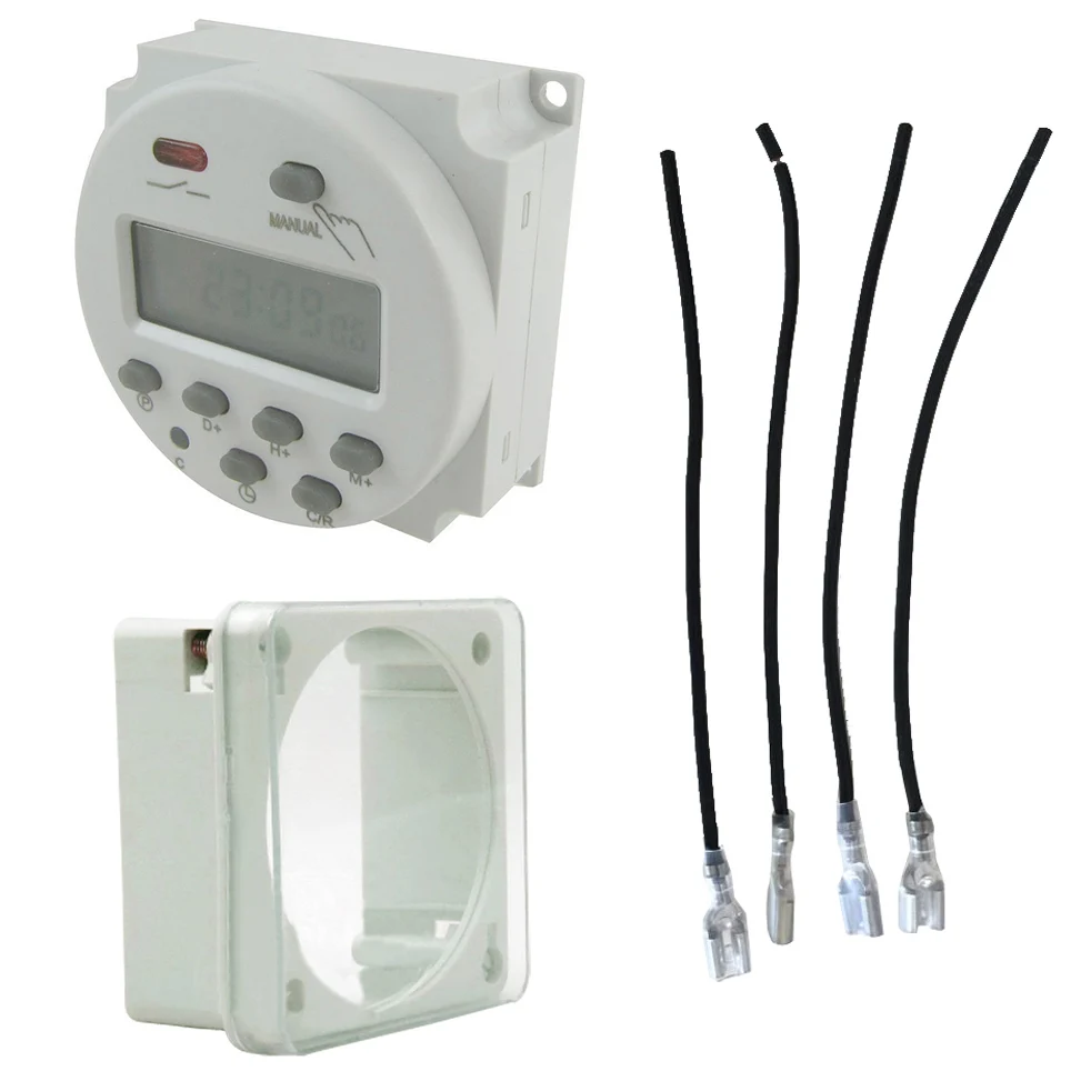 Цифровой ЖК-дисплей программируемый таймер времени переключатель TSH ...