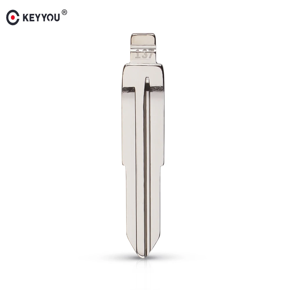 KEYYOU 137 # металлический пустой неразрезанный флип KD пульт HYN10 ключ лезвие для Ssangyong