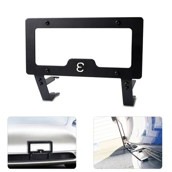 

Front License Plate Mounting Holder Aluminum Alloy for Tesla Model 3 2017-2019