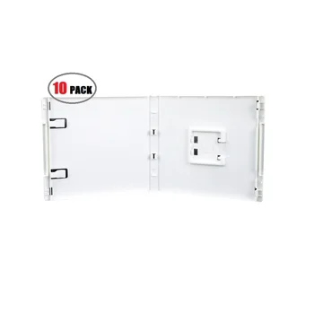 

Ruitroliker 10Pcs Clear Game Card Storage Protection Game Case Dust Cover With Book Holder for 3DS