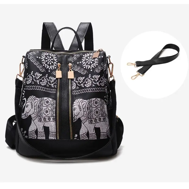 

WoMan Backpack Leather Rucksack Travel Laptop Daypack Bookbag Shoulder Bag