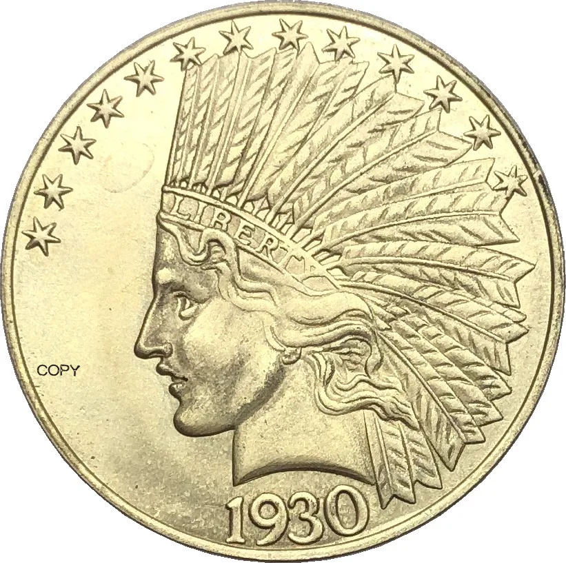 Монеты из латуни 1930 долларов США 10 | Дом и сад