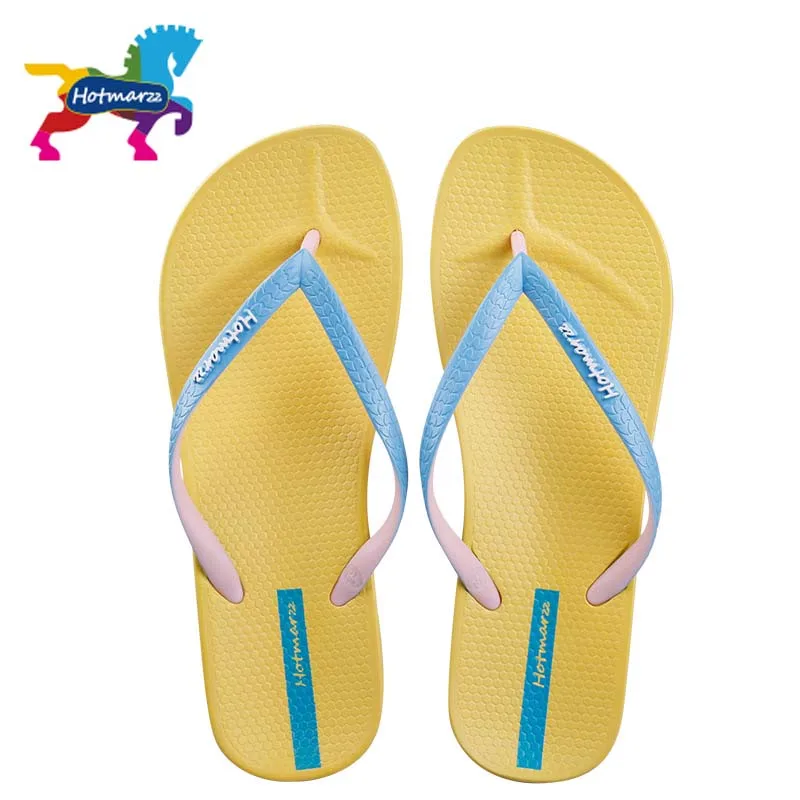 

Hotmarzz Brand Flip Flops Women Casual Solid Color Fashion Beach Slides Women HM0738